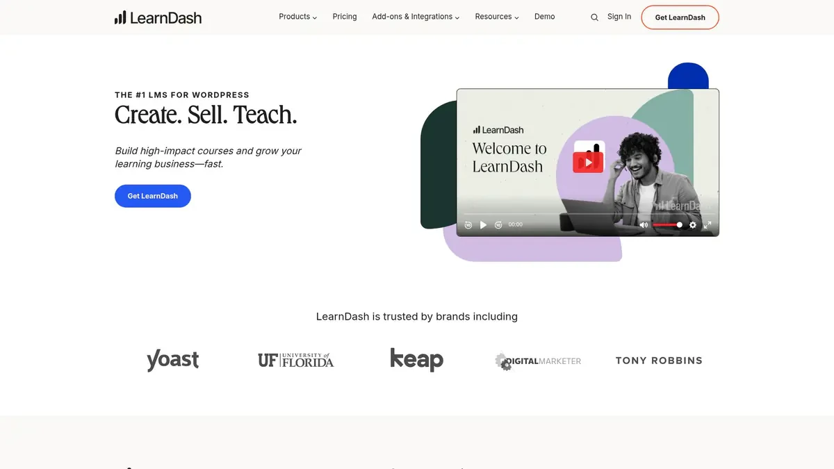 Learndash Downloader website preview