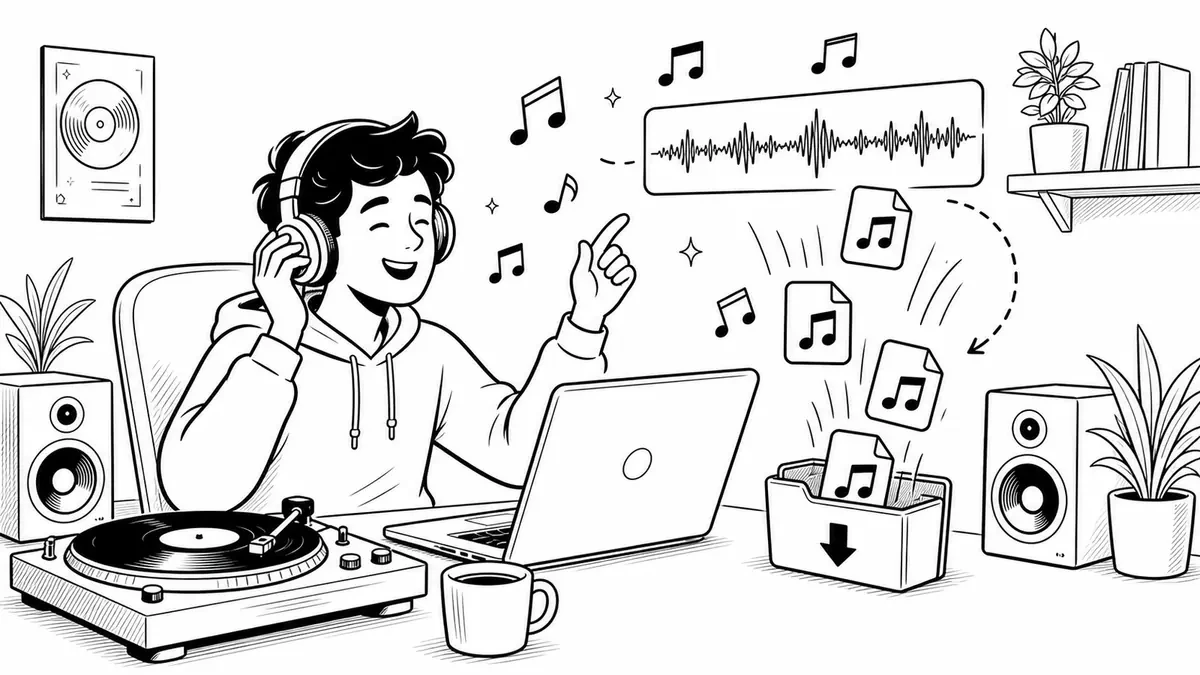 MP3 Downloader website preview