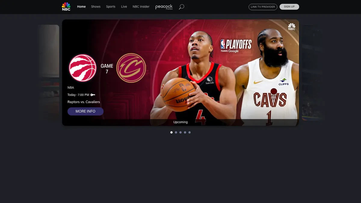 NBC Downloader website preview