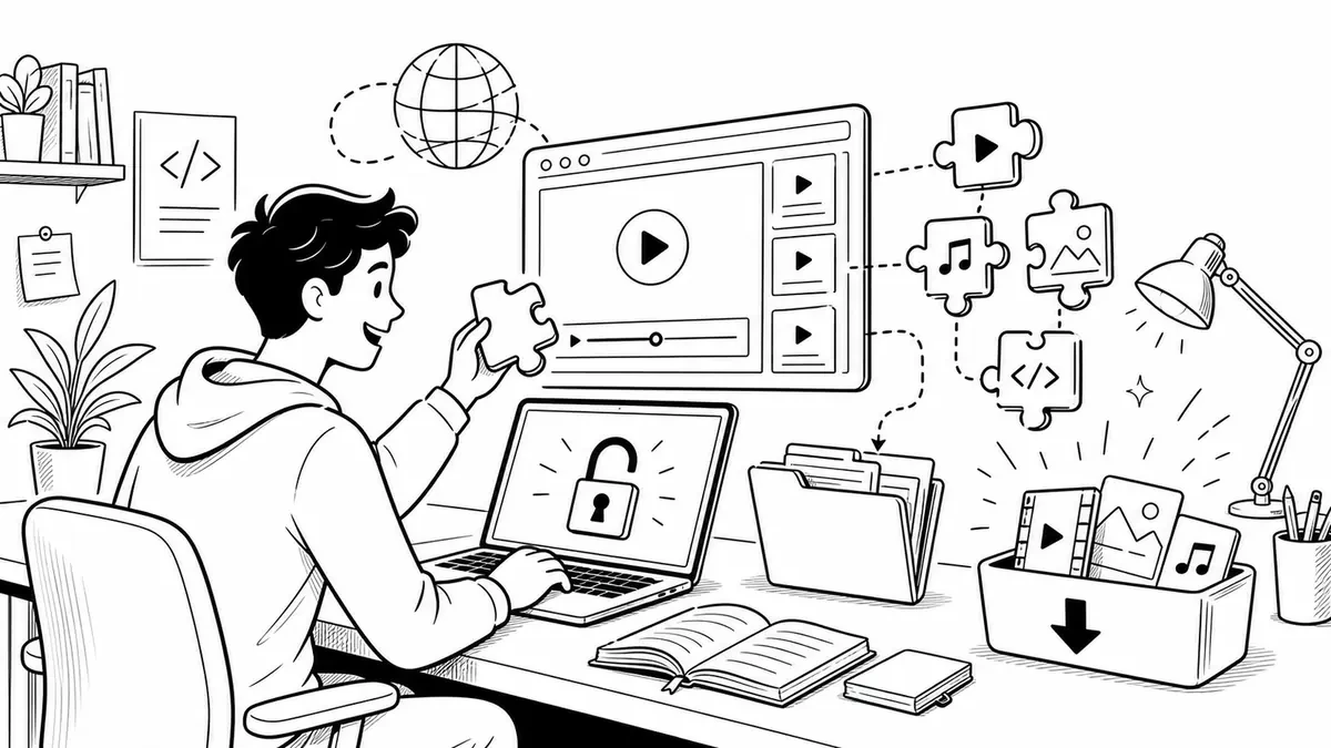 Open Video Downloader website preview