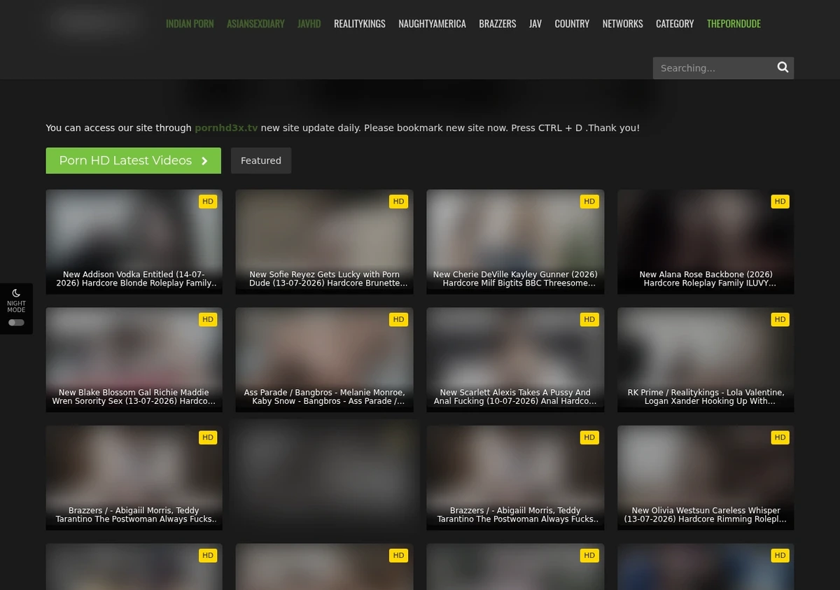 PornHD3x Video Downloader ready state screenshot