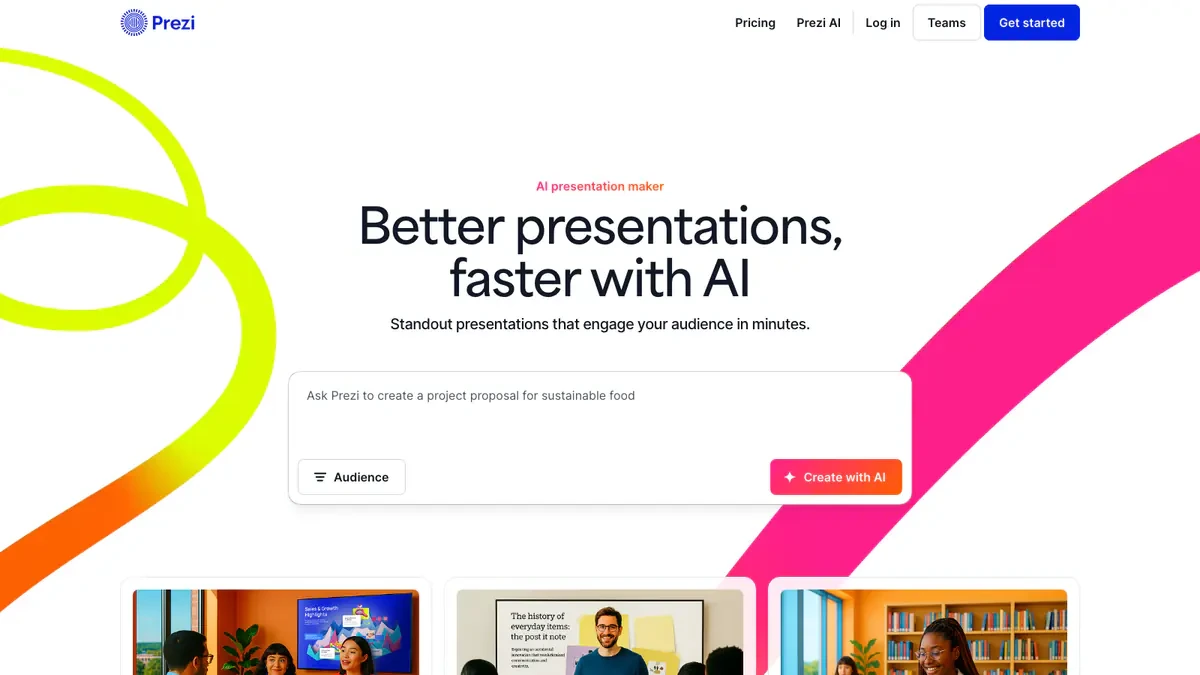 Prezi Downloader website preview