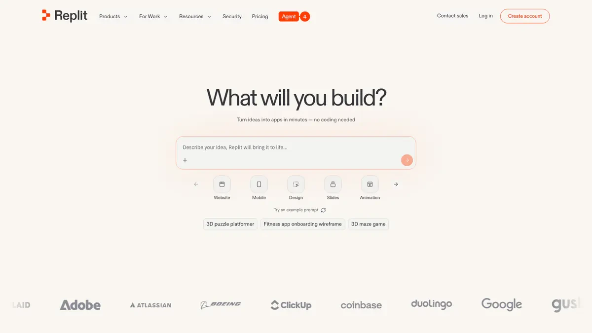 Replit Downloader website preview