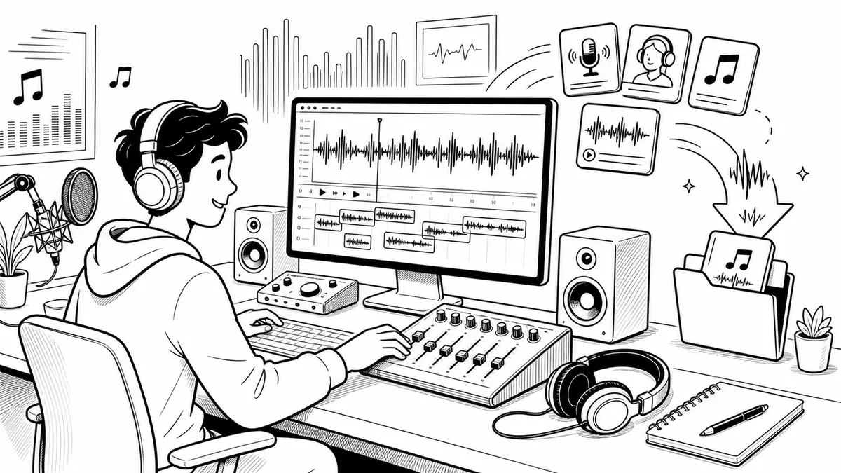 SERP Audio Downloader website preview