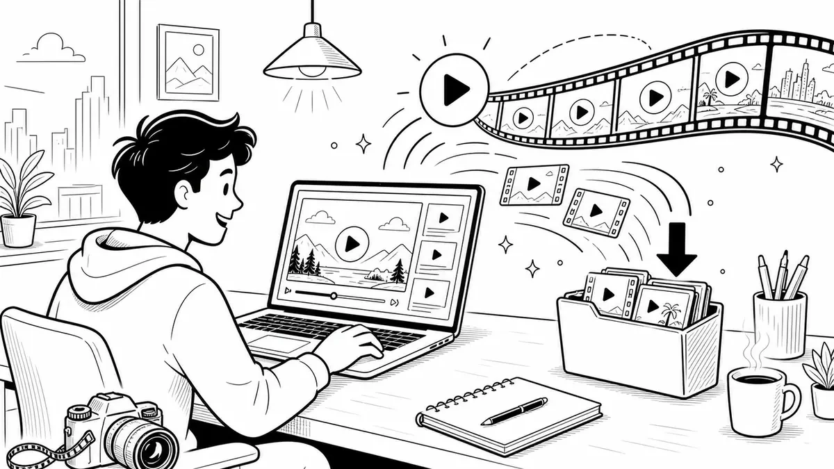 SERP Video Downloader website preview