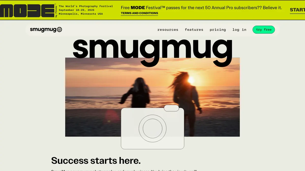 SmugMug Downloader website preview