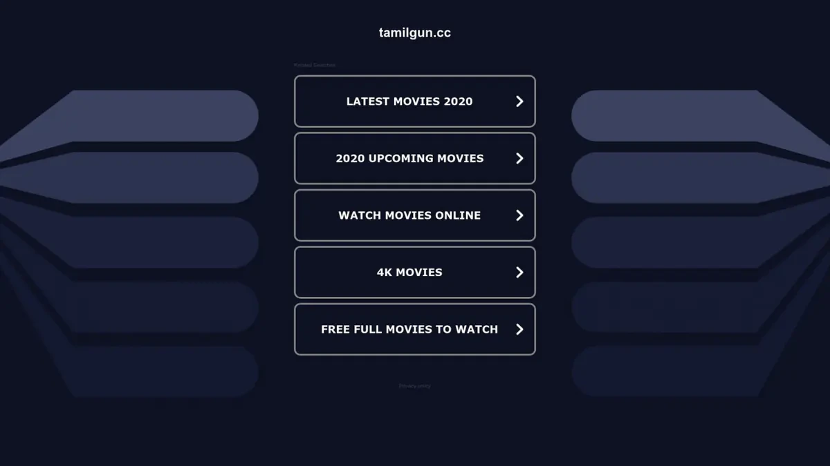 TamilGun Downloader website homepage