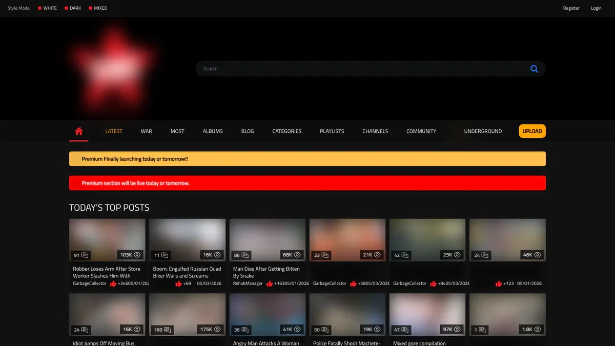 TheYNC Downloader website preview