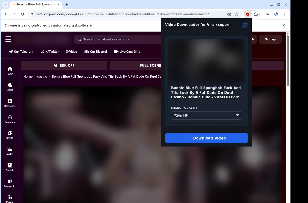 ViralXXXPorn Video Downloader ready state screenshot
