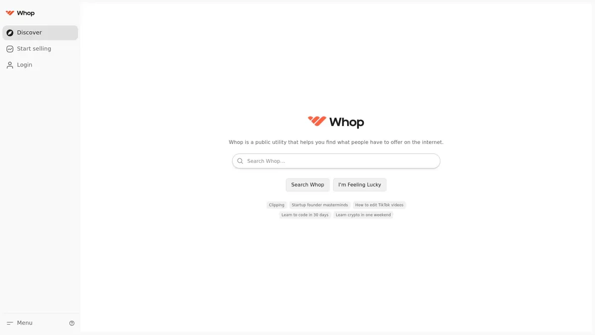 Whop Downloader demo video