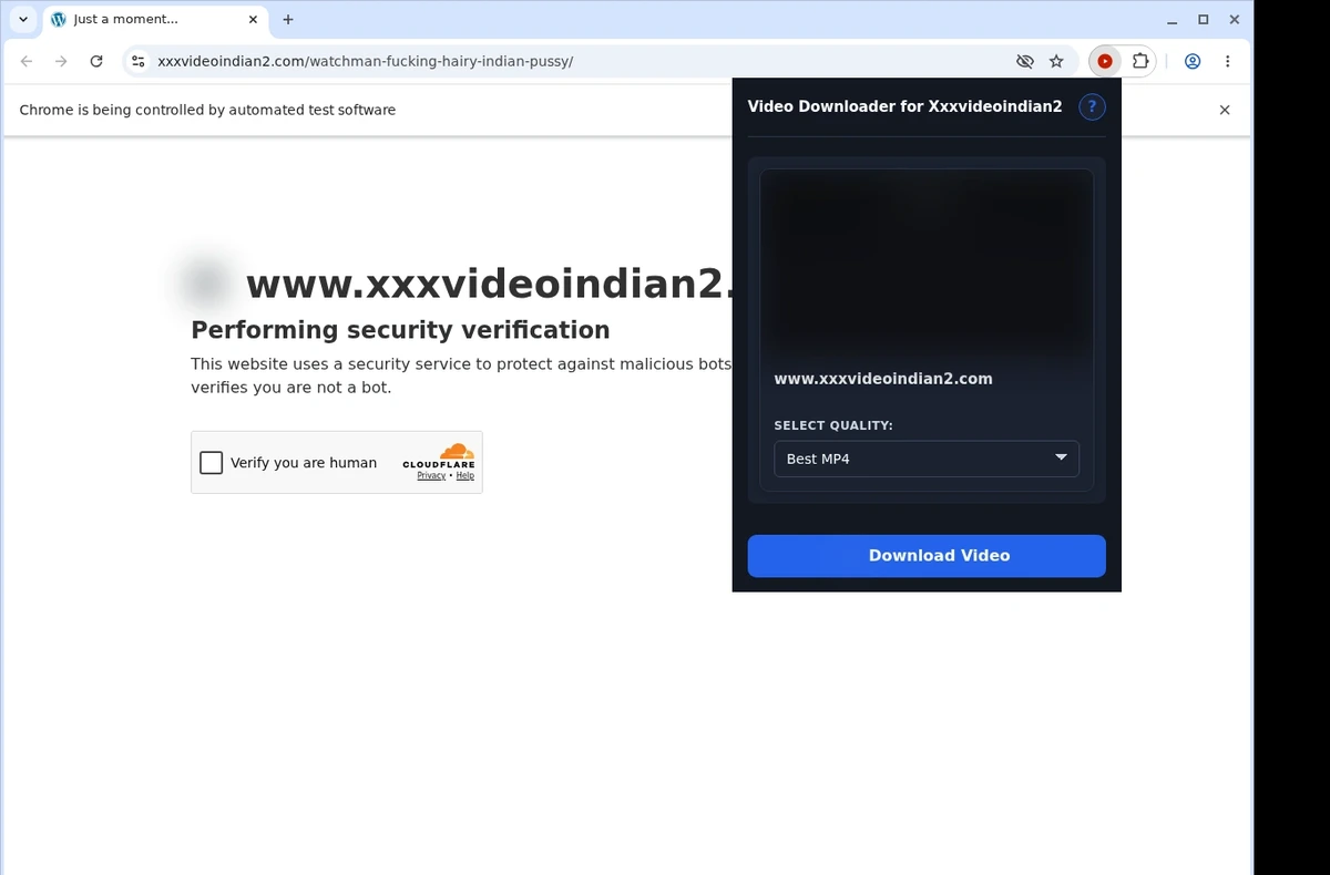 XXXVideoIndian2 Video Downloader ready state screenshot