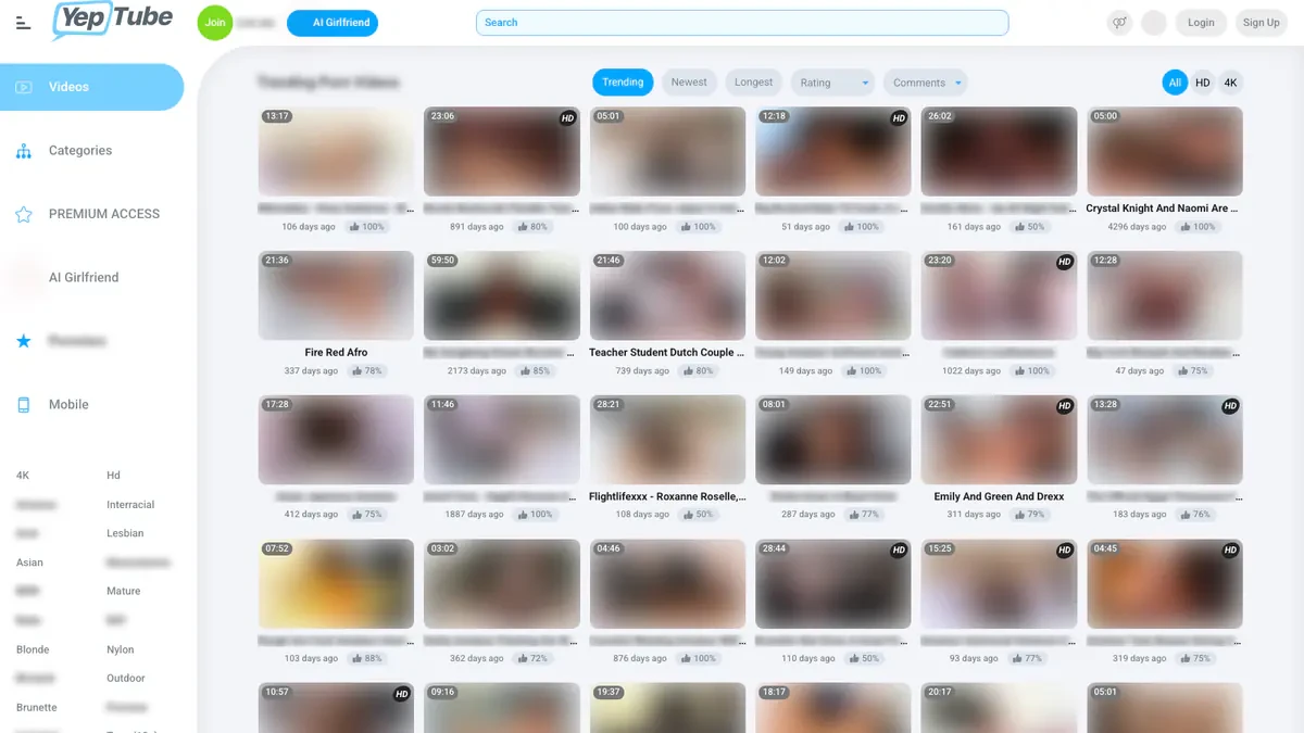 YepTube Downloader website preview