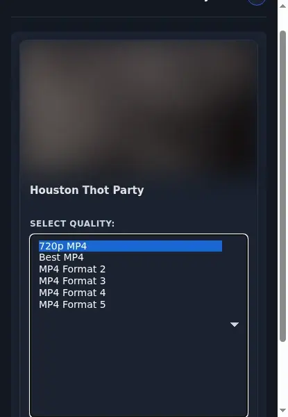 Baddiesonly Downloader format dropdown options