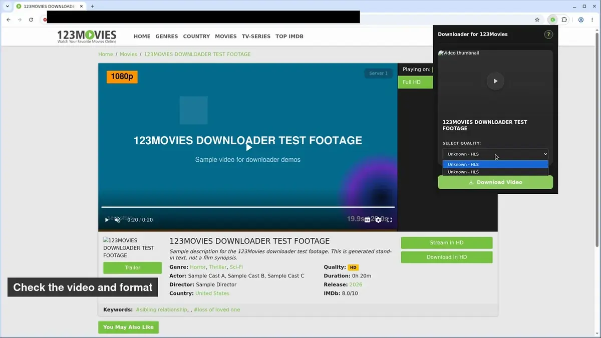 How to download a 123Movies film with Downloader for 123Movies