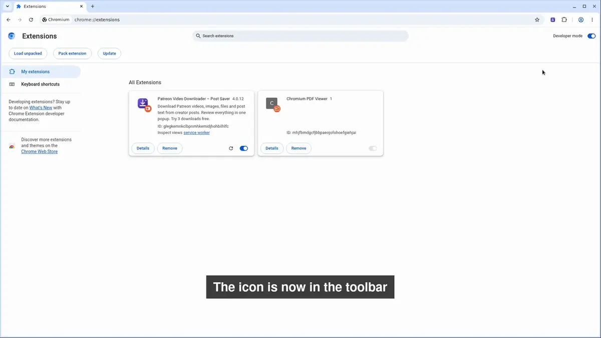 How to install Patreon Video Downloader in Chrome